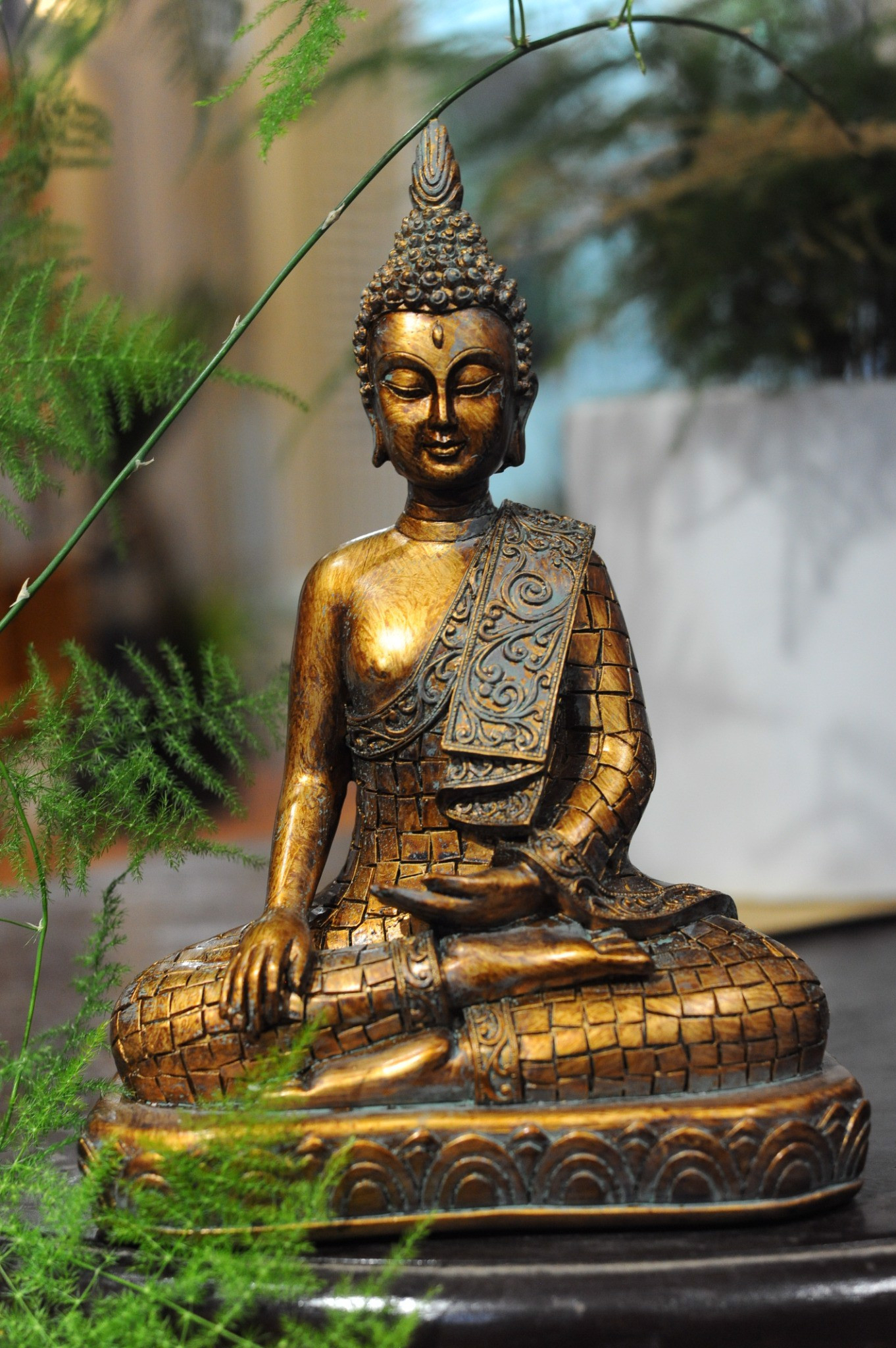 Tượng Phật Nguyên Thủy Giả Cổ Composite | HomeAZ.vn