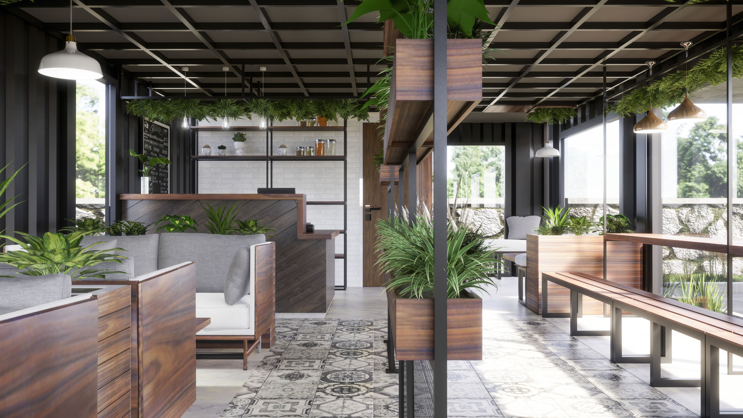 Thiết kế  quán cafe - Đức Dũng Luxury