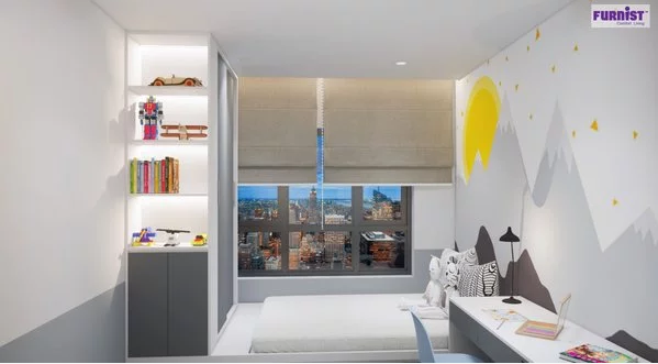 Thiết kế nội thất căn hộ Palm Heights 71m² 2 phòng ngủ