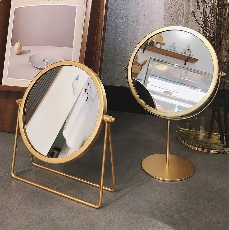 Jane trang điểm nhà đẹp gương máy tính để bàn Mỹ retro gương bàn trang điểm  gương nhỏ gương vuông đồ gỗ rắn - Gương | Tàu Tốc Hành | Giá Sỉ