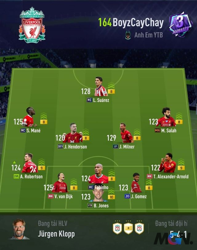 Đội hình Liverpool 'cày chay' cực khủng