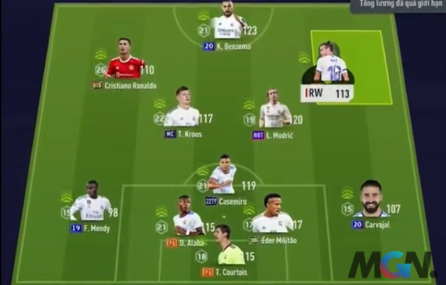 Đội hình Real 2022 với sự trở lại của tam tấu BBC