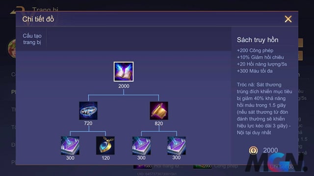 Sách Truy Hồn trong Liên Quân Mobile