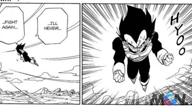 Khi Vegeta từ bỏ việc chiến đấu trong Dragon Ball