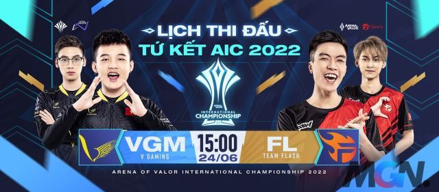 AIC 2022 Liên Quân Mobile Team Flash V Gaming