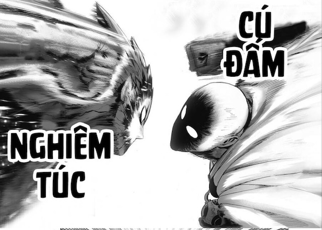 saitama vs garou