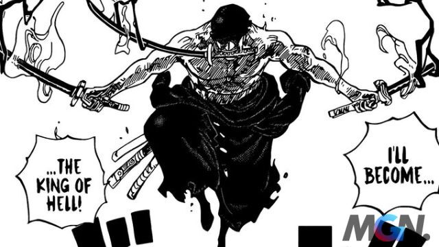 Biệt danh Vua Địa Ngục cho thấy Zoro đã thuần phục được thanh kiếm Enma