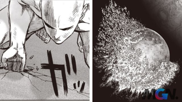 Chap 214 cho ta thấy Saitama mạnh đến mức làm vỡ cả hành tinh bằng một tay