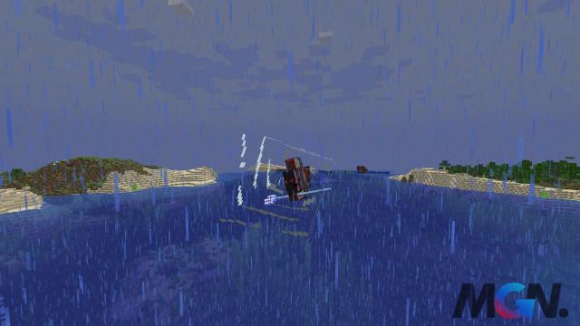 Bùa phép cho đinh ba trong Minecraft