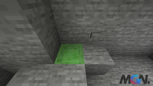 Cuối cùng là tạo một điểm hạ cánh an toàn hoặc Minecraft cho người chơi bay màu vì rơi tự do