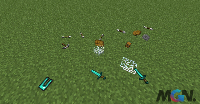 Khi game thủ Minecraft bị hạ gục, toàn bộ vật phẩm đang có sẽ rơi ra