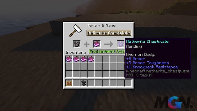 Phù phép này sẽ sửa chữa hoàn toàn cho các trang bj trong Minecraft nhưng không dễ để có được