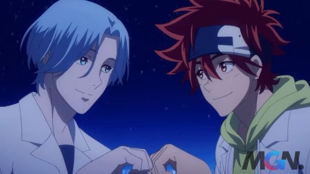 Anime Sk8: The Infinity lấy trượt ván làm chủ đề gắn kết hai nhân vật chính 
