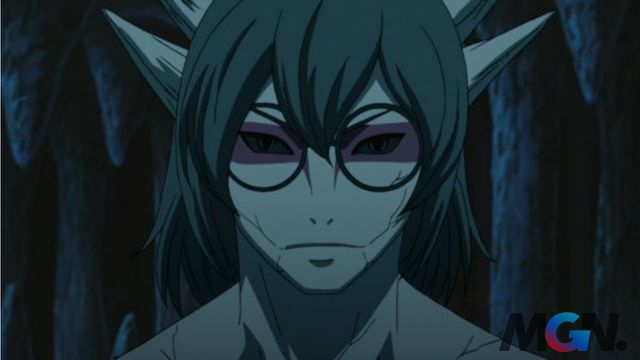 Vì là bản nhái nên Tiên Nhân Thuật cùa Kabuto trong Naruto làm anh có những thay đổi ngoại hình khá đáng kể