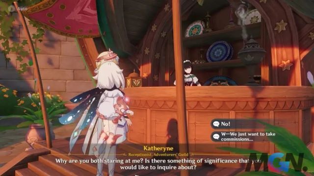 Ủy Thác Hàng Ngày được giao cho NPC Katheryn