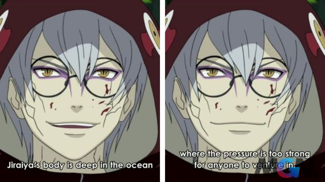 Kabuto nói rằng cơ thể của Jiraiya đã đi đến nơi quá khó trong Naruto để có thể thu thập được nguyên liệu để thực hiện Uế Thổ Chuyển Sinh