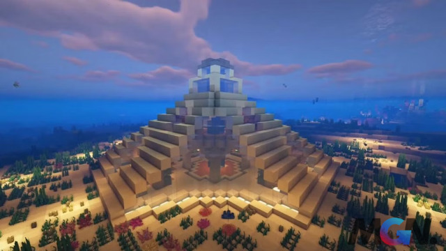 Tàn tích kim tự tháp cổ đại trong Minecraft