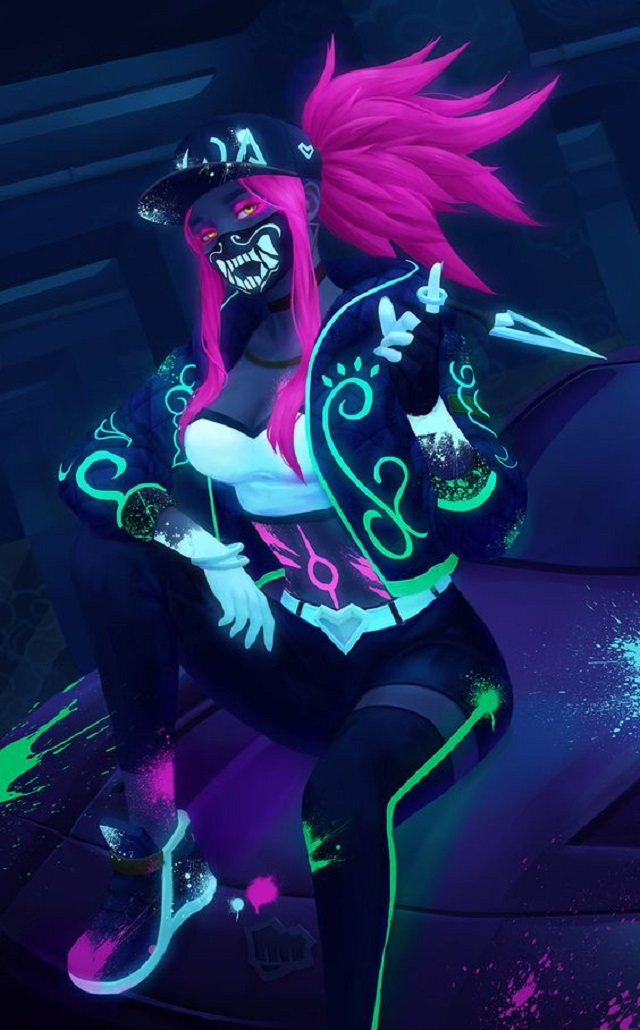 Akali K/DA LMHT fanart_5