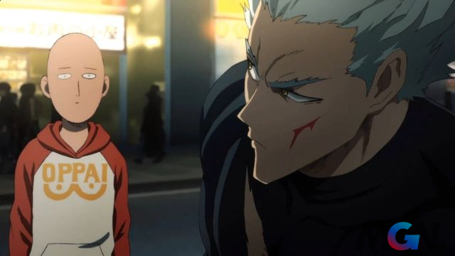 Saitama và Garou của One Punch Man