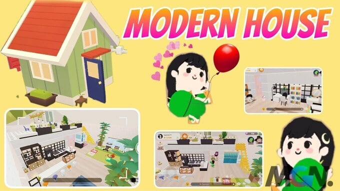 Hình 8 nhà hiện đại 2 tầng