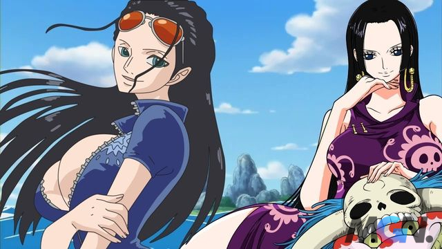 Boa Hancock và Nico Robin trong One Piece