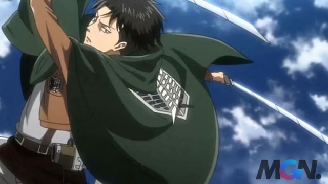 vóc dáng nhỏ bé của Levi khiến anh vô cùng nguy hiểm trong attack on titan