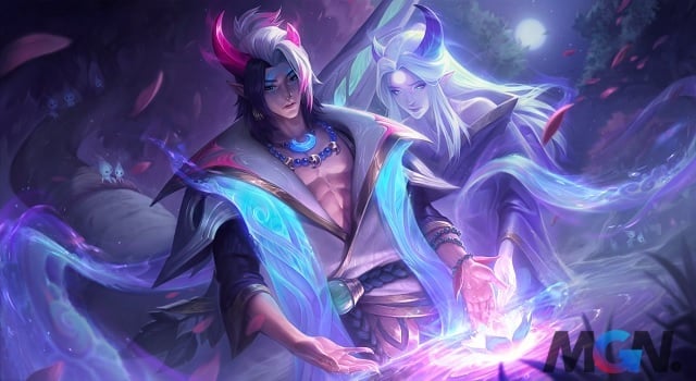 Aphelios Nguyệt Dạ Song Sinh