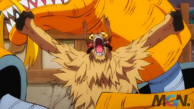 Chopper chiến đấu với Queen trong anime One Piece
