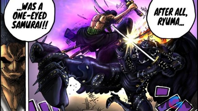 Zoro đấu với King trong One Piece