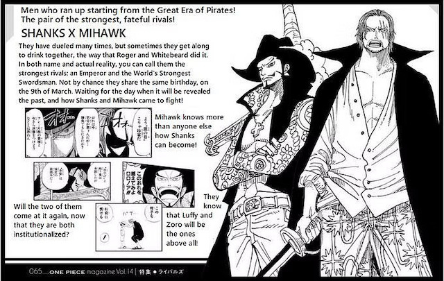 shanks mihawk