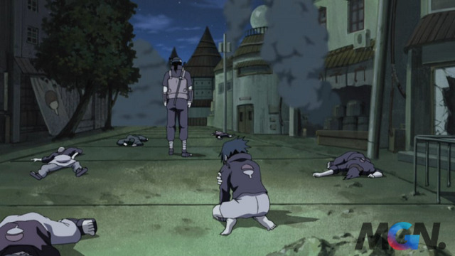 Khi căng thẳng của gia tộc Uchiha và làng Lá tăng cao tới mức không thể cứu vãn, Uchiha itachi đã quyết định nhận trách nhiệm về mình và ra tay tàn sát cả gia tộc để ngăn chặn chiến tranh