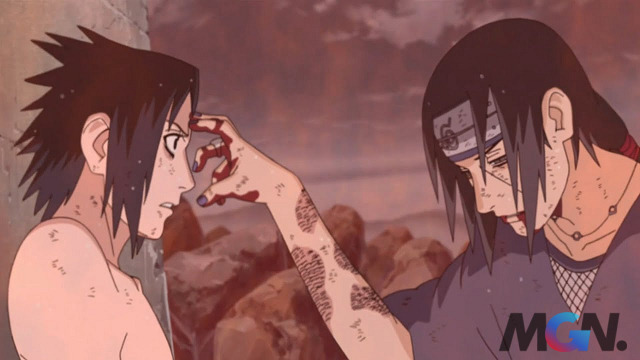 Chứng kiến cảnh anh trai tàn sát cả gia tộc, Sasuke luôn bày tỏ lòng căm phẫn, hận thù và mong muốn trả thù Itachi