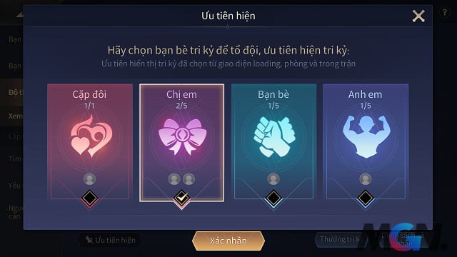 Mỗi một tài khoản Liên Quân Mobile đều có giới hạn về số lượng tri kỷ