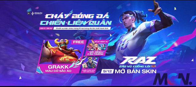 Ban đầu, Raz Bão Vũ Cuồng Lôi có tag SSS được chính Garena đăng tải trên trang chủ