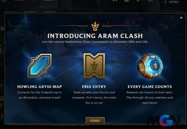 Tính năng ARAM Clash ra mắt tại các máy chủ vào ngày 5/12