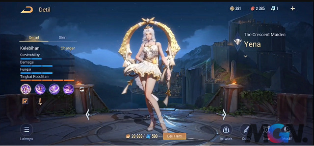 Ngoại hình Yena Vũ Điệu Giáng Sinh 'ingame'