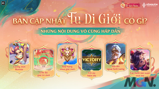Phiên bản Tu Di Giới (Liên Quân Mobile mùa 25) đã cập bến sáng ngày 11/01
