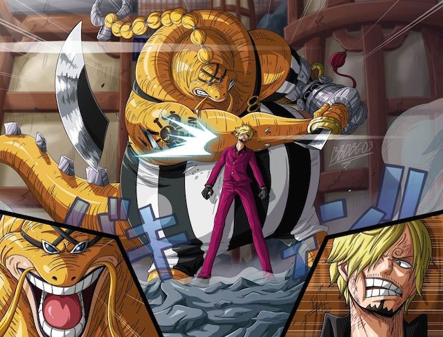 queen vs sanji