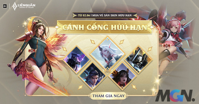 Những skin hữu hạn hiện có trong sự kiện