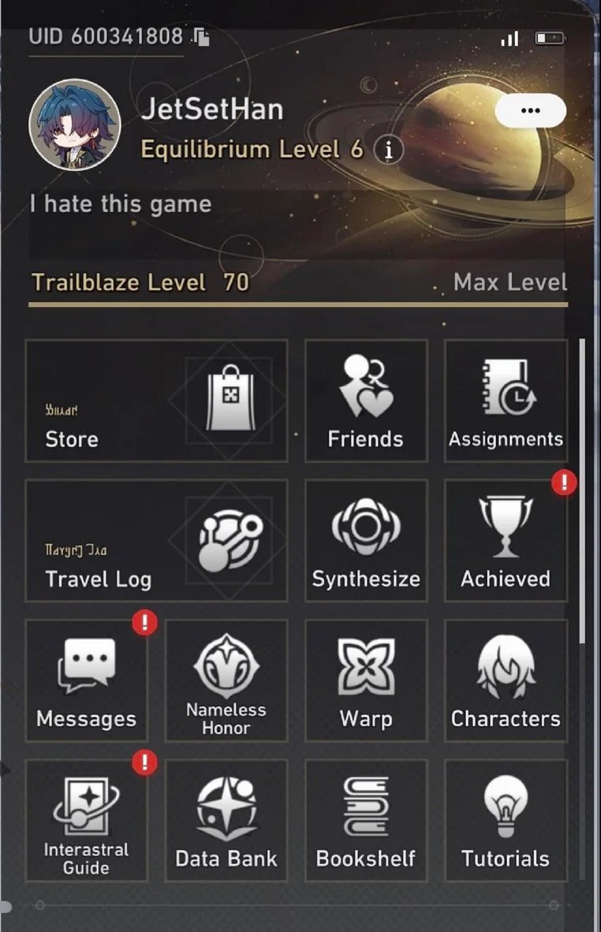 Game thủ này đã dành rất nhiều tâm huyết cho trò chơi