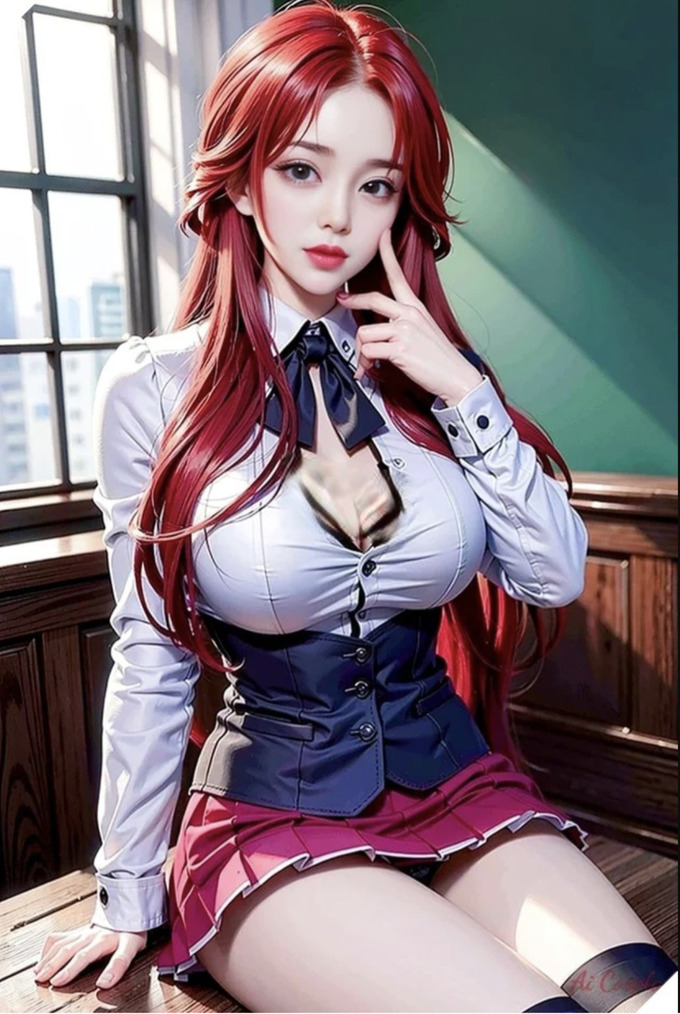 AI vẽ dàn waifu