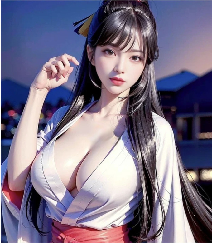 AI vẽ dàn waifu5