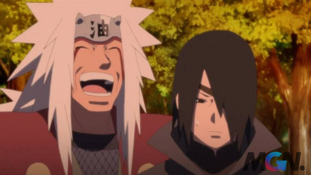 Jiraiya chắc chắn đã bắt đầu đặt câu hỏi về dòng dõi và nguồn gốc của sinh vật nhỏ bé đó.
