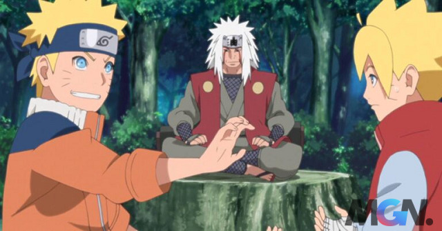 Sasuke và Boruto đã quay ngược thời gian và thấy mình đang ở Konoha từ vài thập kỷ trước