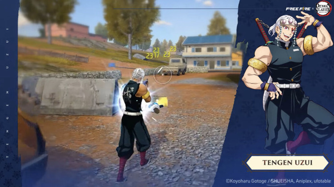 Free Fire miễn khí skin Tengen Uzui2