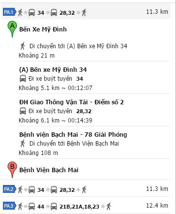 Tuyến xe buýt đi qua Bệnh viện Bạch Mai Hà Nội thuận tiện nhất
