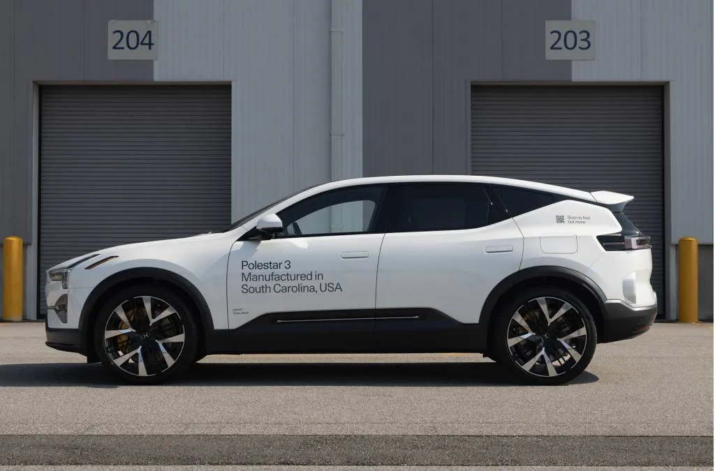 2025 Polestar 3 production at Volvo plant near Charleston, South Carolina - Aug. 2024