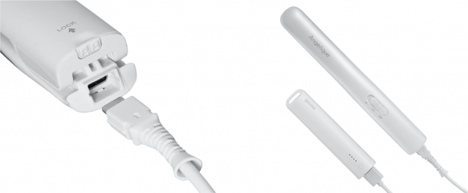 Nguồn điện USB của máy uốn tóc không dây mini tương thích với nguồn USB & pin di động