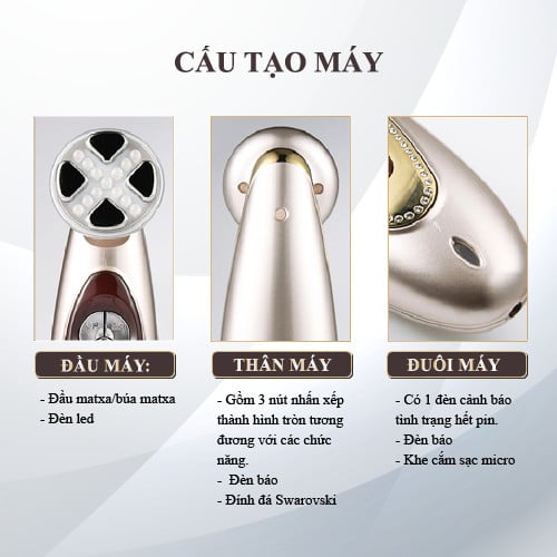 Cấu tạo của máy đẩy dưỡng chất của Nhật Artistic & Co Miss Ghost