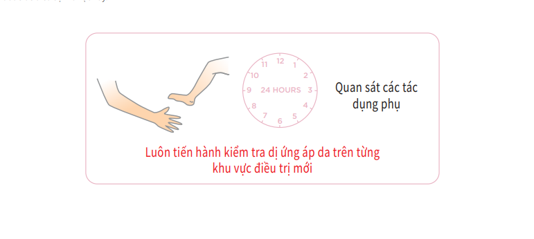 Tiến hành KIỂM TRA DỊ ỨNG ÁP DA